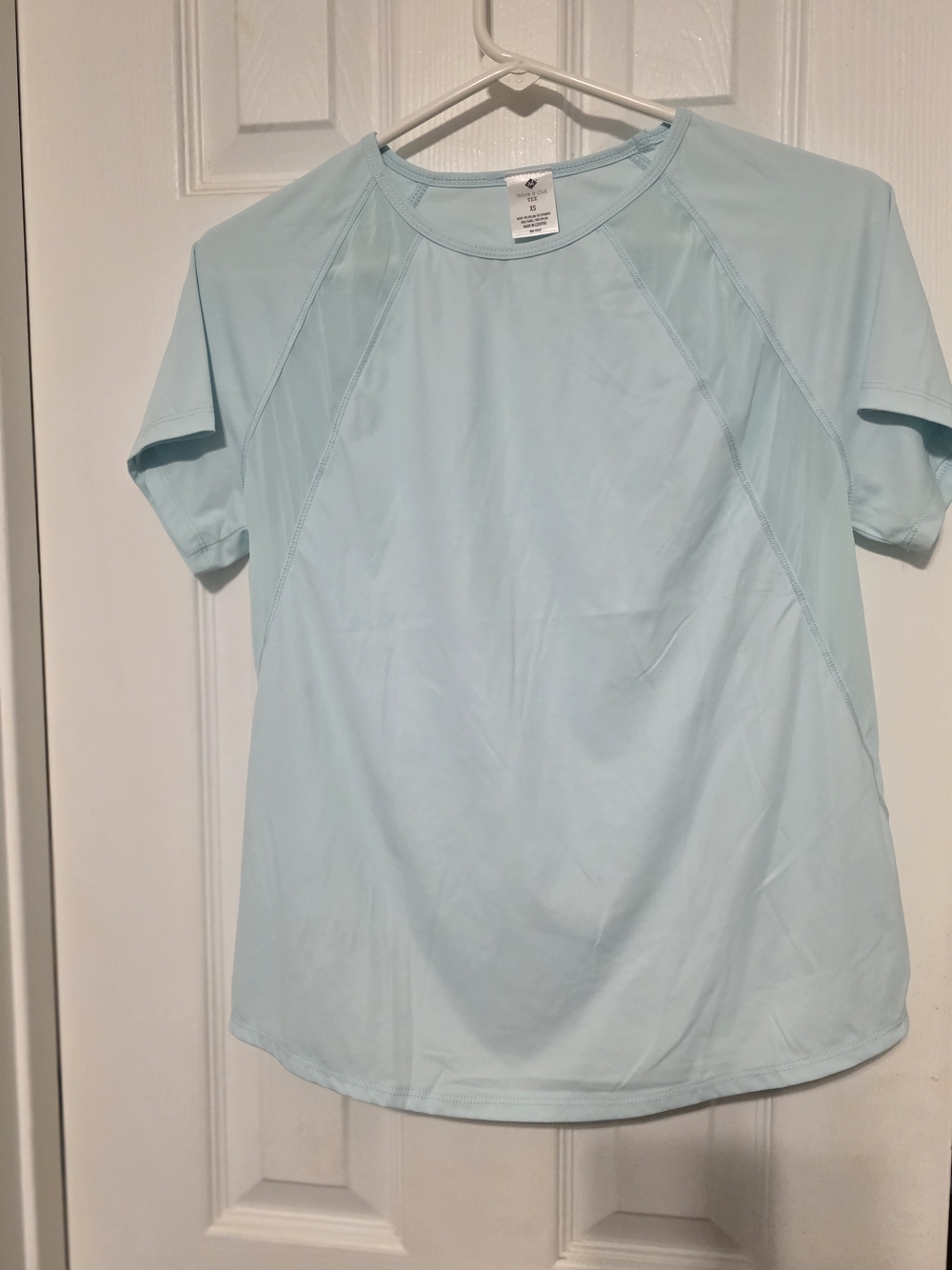 Women's Ice Blue Short Sleeve Active Tee